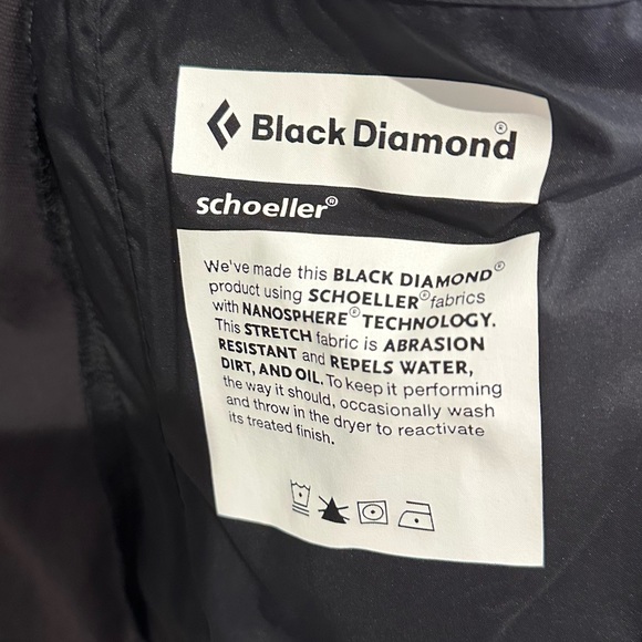 Black Diamond Dawn Patrol hybrid shell in black men’s size medium - Picture 3 of 8